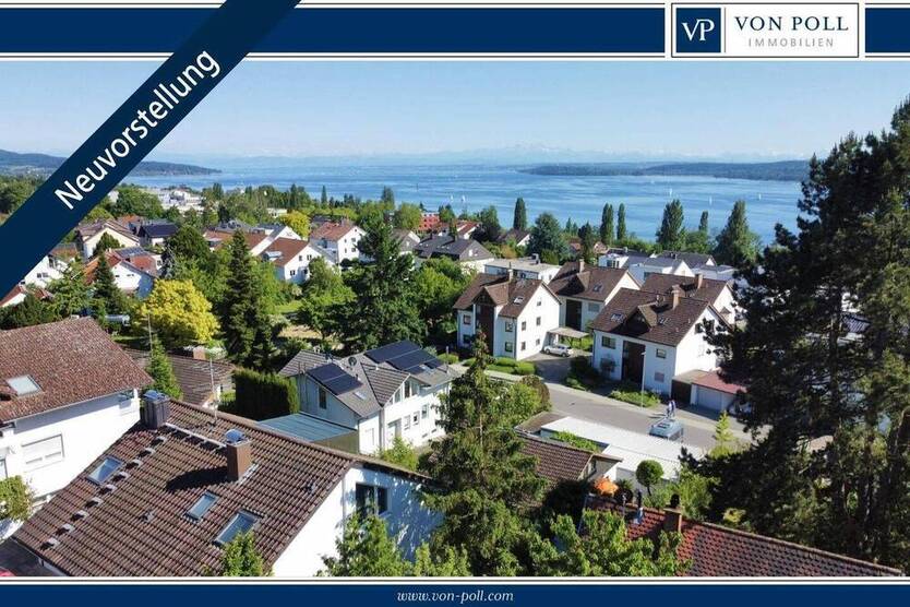 Eine der besten Lagen von Überlingen: Leben in Hanglage mit Blick auf See & Alpen