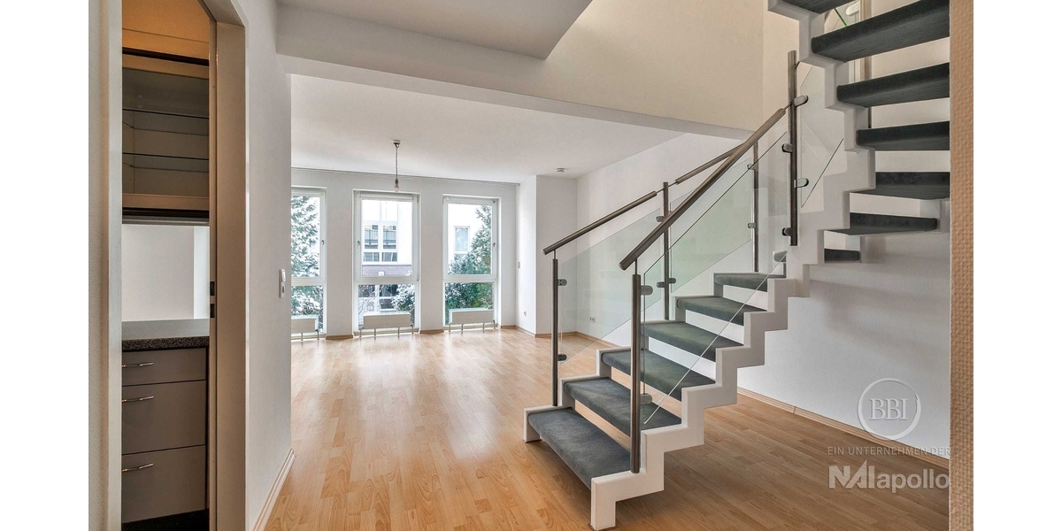BESTE LAGE AM TELTOWKANAL! MAISONETTE MIT SÜD-BALKON! - Maisonettenwohnung Teltow Teltow | Angebot:24533058