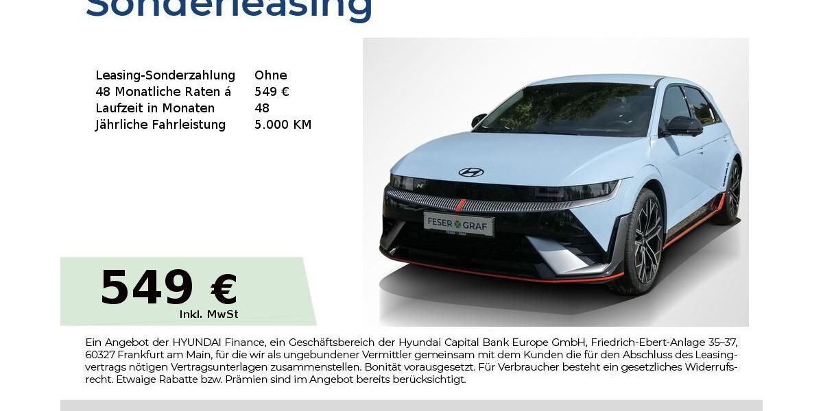 Hyundai IONIQ 5 8.625 km 52.487 &euro; Fürth 90763