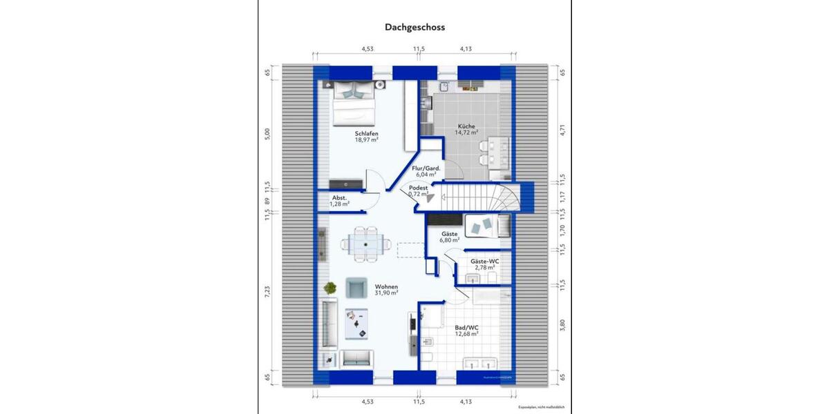 Dachgeschoßwohnung Boxberg - 4 Zimmer, 132 m&sup2;, 170.000&euro; | Angebot:25498030