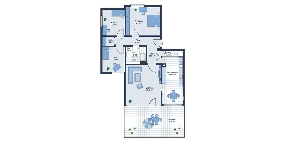 Putzbrunn, attrakt. 4-Zi-Whg für Staatsbedienstete zum sofort. Selbstbezug od. zur Kapitalanlage 4 zimmer