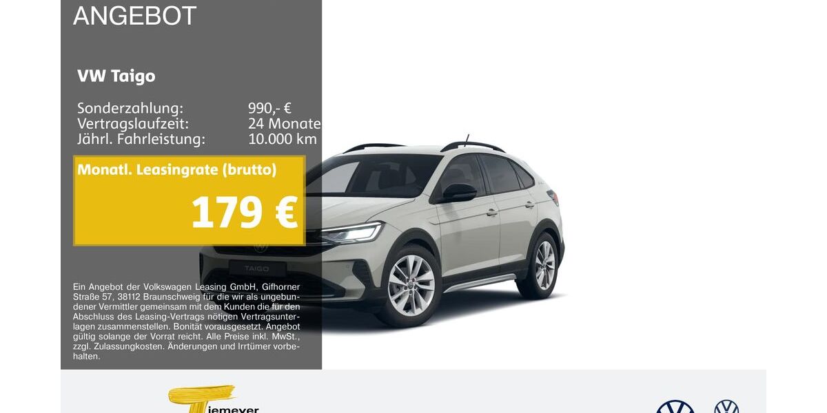 VW Taigo 11.597 km 22.960 &euro; Marl 45770