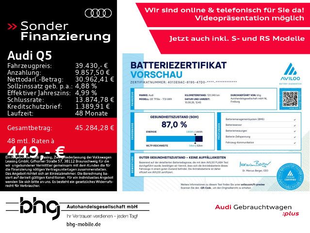Audi Q5 120.349 km 38.830 &euro; Freiburg 79115