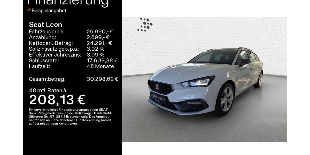 Seat Leon 6.712 km 26.990 &euro; Haßfurt 97437