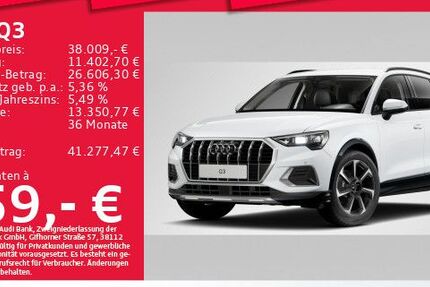 Audi Q3 4.125 km 38.009 &euro; Eching 85386