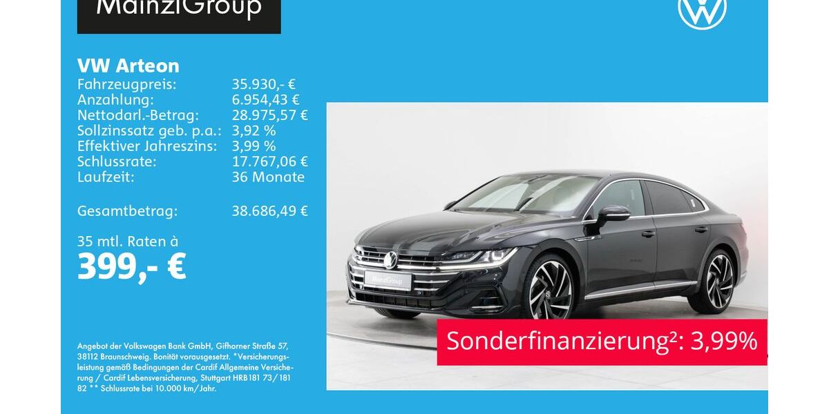 VW Arteon 40.000 km 35.930 &euro; Feldkirchen/Westerham 83620