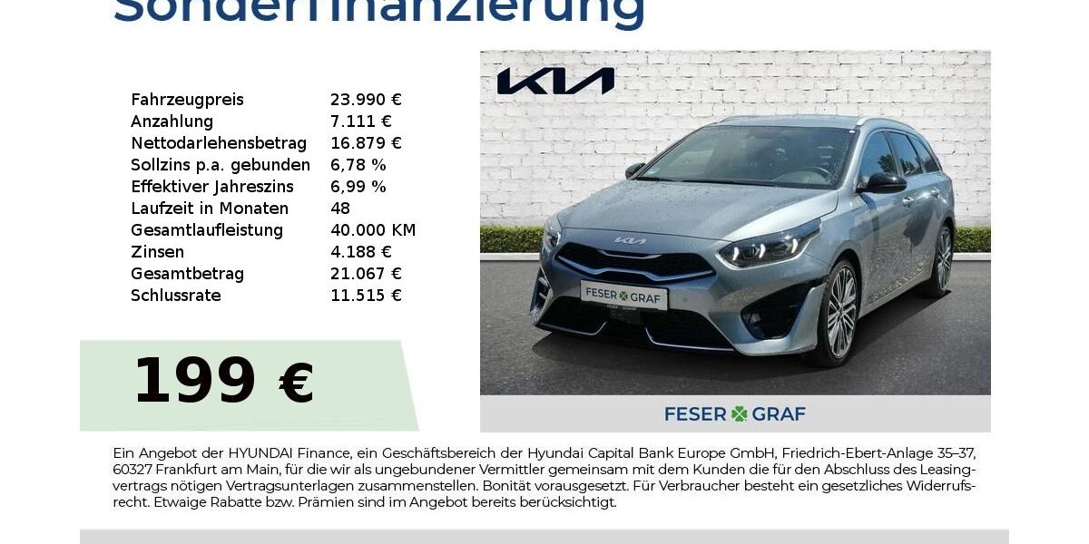 Kia ceed Sportswagon 22.879 km 22.850 &euro; Schwabach 91126