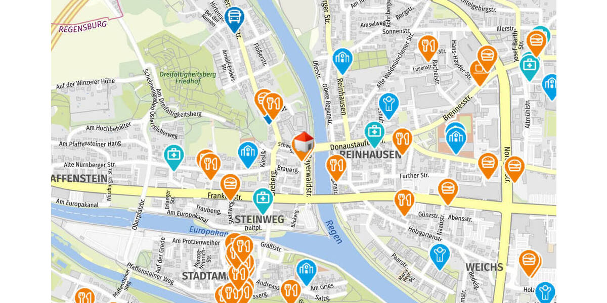 Einfamilienhaus Regensburg Steinweg - 5 Zimmer, 107 m&sup2;, 495.000&euro; | Angebot:26695700