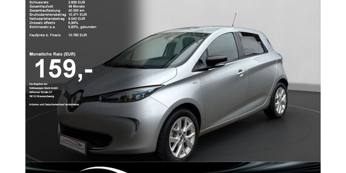 Renault ZOE 9.947 km 10.780 &euro; Baden-Baden 76530