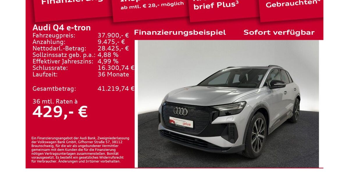 Audi Q4 e-tron 31.060 km 37.900 &euro; Berlin 12489