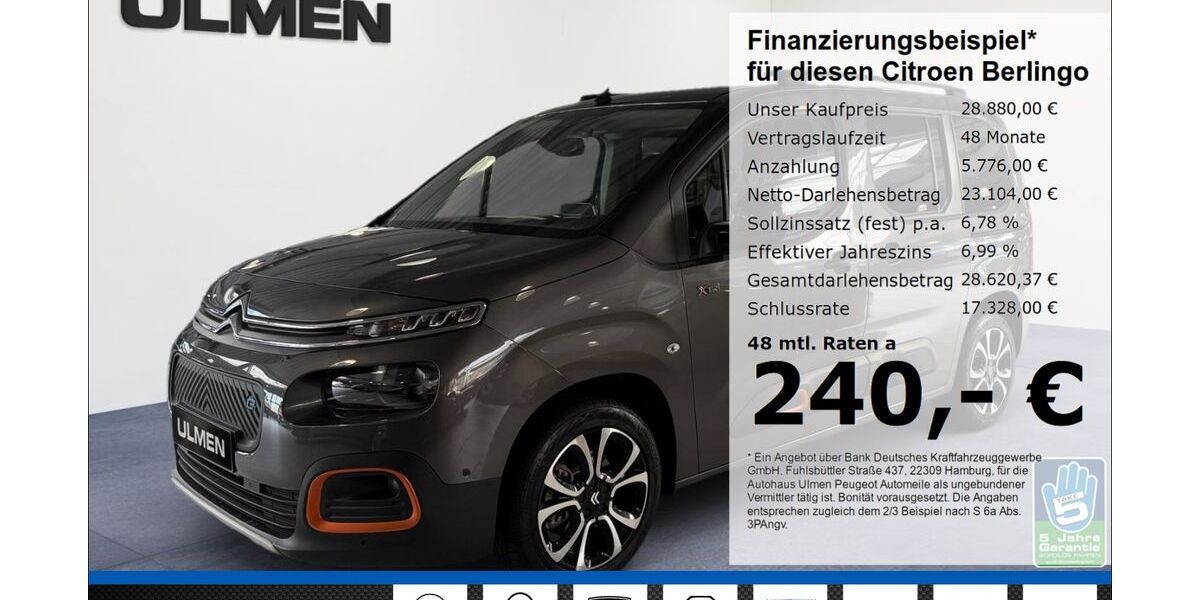 Citroen Berlingo 16.473 km 28.880 &euro; Düsseldorf 40233