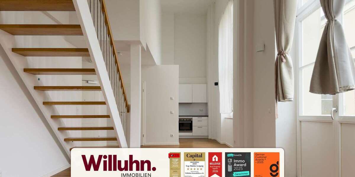 Etagenwohnung Leipzig Nordost - 2 Zimmer, 79 m&sup2;, 845&euro; | Angebot:26454302