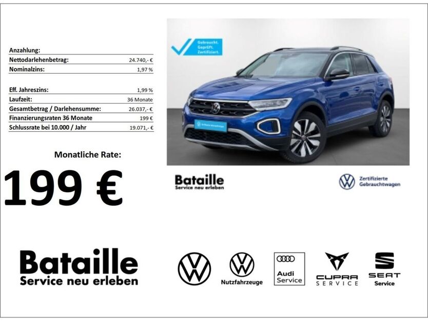 VW T-Roc 13.581 km 23.970 € Jülich 52428