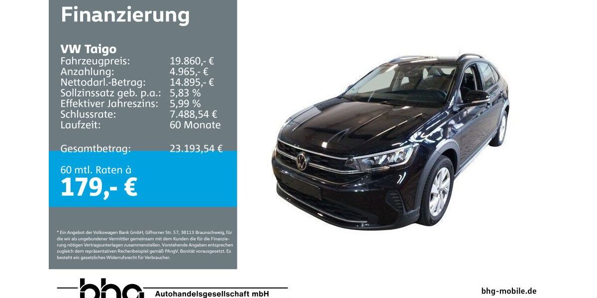 VW Taigo 13.150 km 19.860 &euro; Metzingen 72555