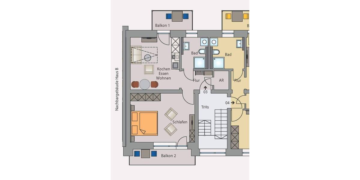 Etagenwohnung Pleinfeld Ramsberg - 2 Zimmer, 278.600&euro; | Angebot:26788110