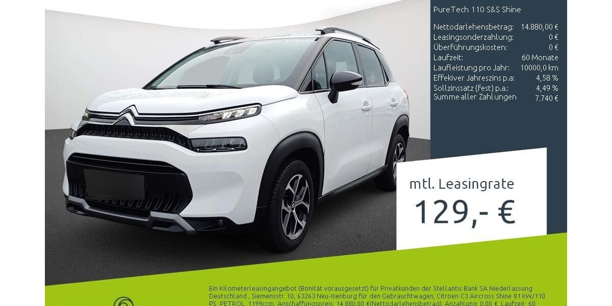 Citroen C3 Aircross 13.465 km 14.870 &euro; Borken 46325