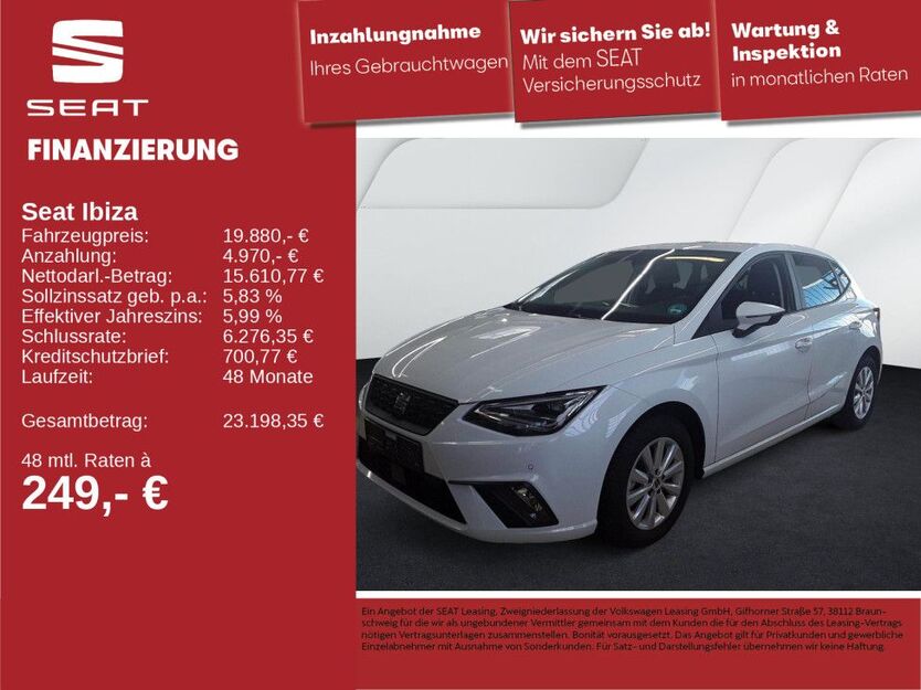 Seat Ibiza 24.358 km 19.870 € Neu-Ulm 89231