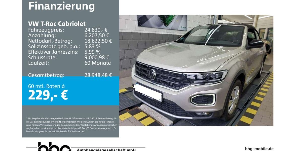 VW T-Roc 73.209 km 24.830 &euro; Mössingen 72116
