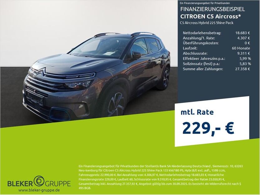 Citroen C5 Aircross 74.341 km 19.980 € Dülmen 48249
