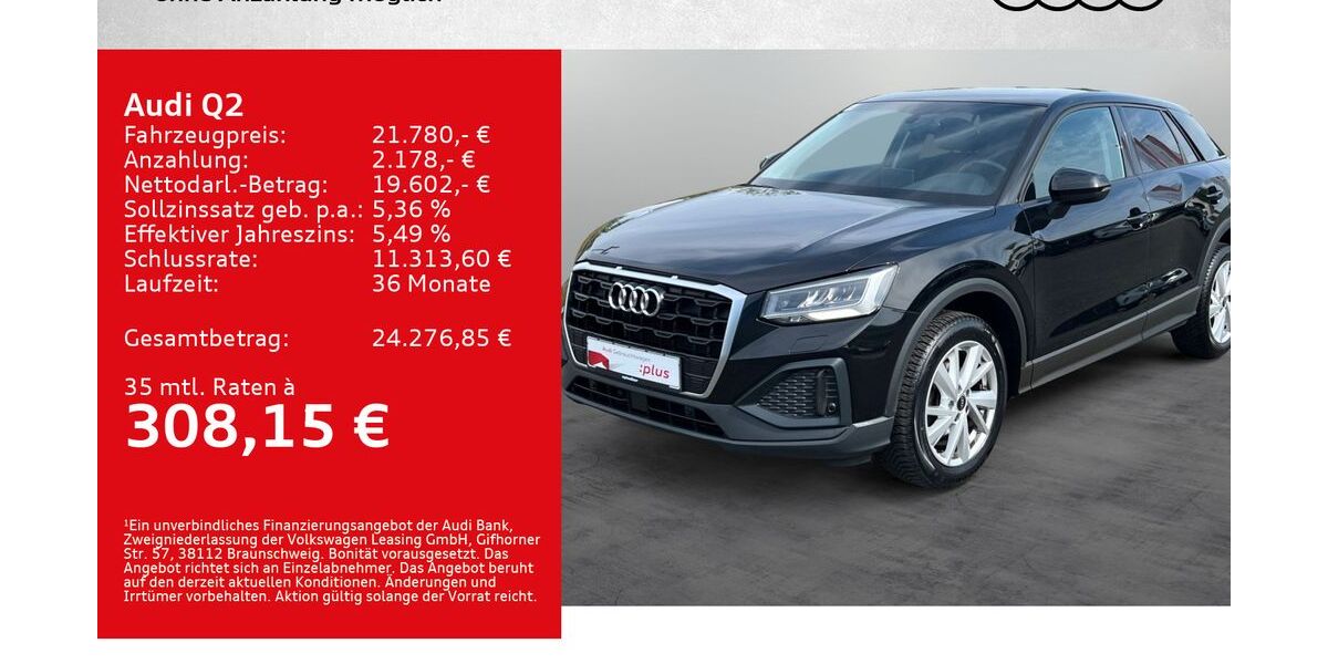 Audi Q2 44.500 km 20.980 &euro; Kitzingen 97318