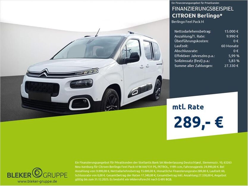 Citroen Berlingo 30.699 km 24.990 € Borken 46325