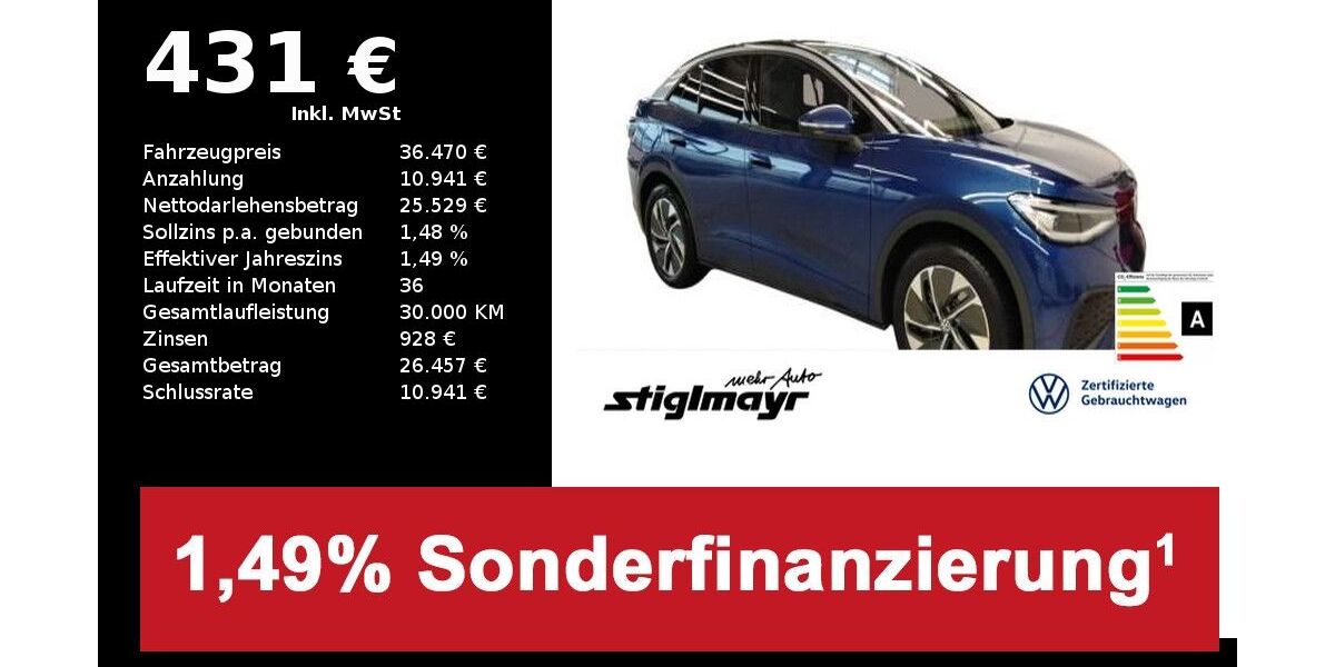 VW ID.5 13.044 km 36.470 &euro; Pfaffenhofen/Ilm 85276