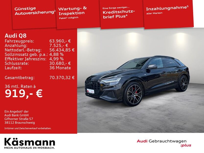 Audi Q8 112.485 km 63.960 € Mosbach 74821