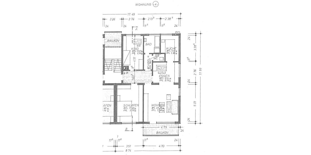 Etagenwohnung Weinsberg - 3.5 Zimmer, 86 m&sup2;, 1.290&euro; | Angebot:26185026