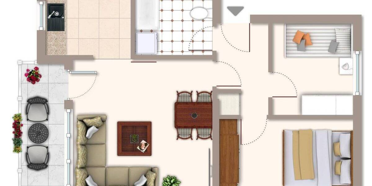 Etagenwohnung Freiberg - 3 Zimmer, 68 m&sup2;, 110.000&euro; | Angebot:26275899