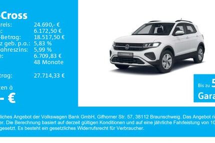 VW T-Cross 9.600 km 24.690 &euro; Gersthofen 86368