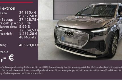 Audi Q4 e-tron 41.400 km 34.930 &euro; Weinsberg 74189