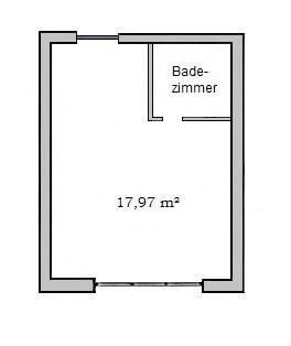 Erdgeschoßwohnung Siegen Kaan-Marienborn - 1 Zimmer, 18 m&sup2;, 370&euro; | Angebot:26335308
