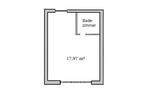 Erdgeschoßwohnung Siegen Kaan-Marienborn - 1 Zimmer, 18 m&sup2;, 370&euro; | Angebot:26335308