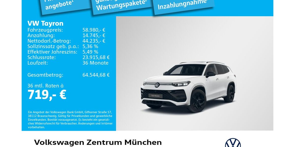 VW Tayron 3.000 km 68.740 &euro; München 80687