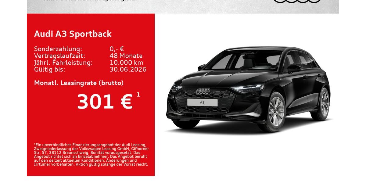 Audi A3 20.000 km 33.980 &euro; Kitzingen 97318