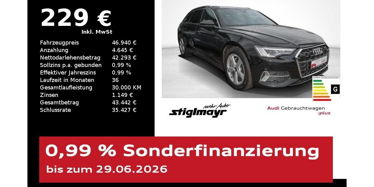 Audi A6 30.642 km 43.840 &euro; Pfaffenhofen 85276