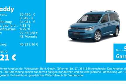 VW Caddy 11.800 km 35.490 &euro; Gersthofen 86368