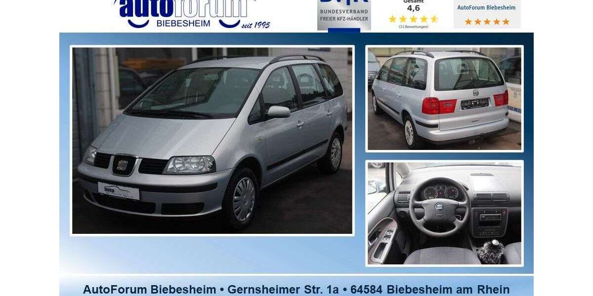 Seat Alhambra 158.000 km 5.499 &euro; Biebesheim am Rhein 64584