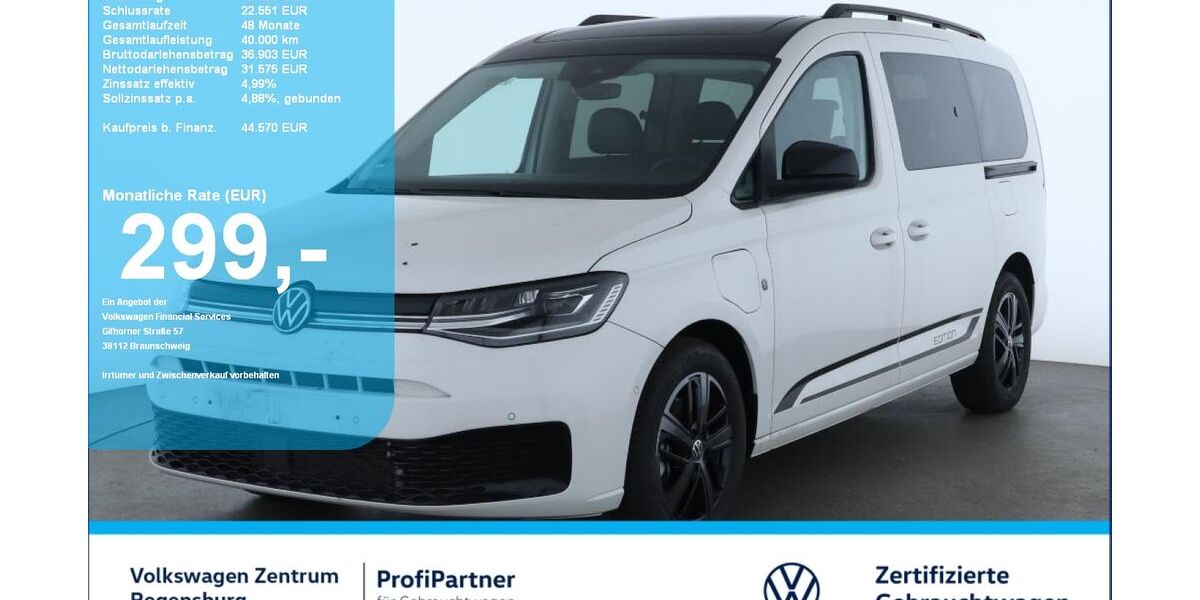 VW Caddy Maxi 1.500 km 43.970 &euro; Regensburg 93053