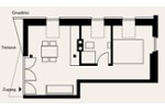 Dachgeschoßwohnung Pritzwalk - 1.5 Zimmer, 30 m&sup2;, 142.163&euro; | Angebot:27270431