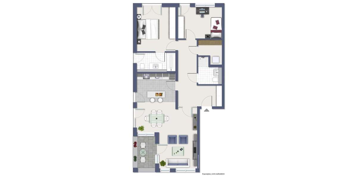 Etagenwohnung Bad Honnef - 3 Zimmer, 98 m&sup2;, 1.275&euro; | Angebot:24967126