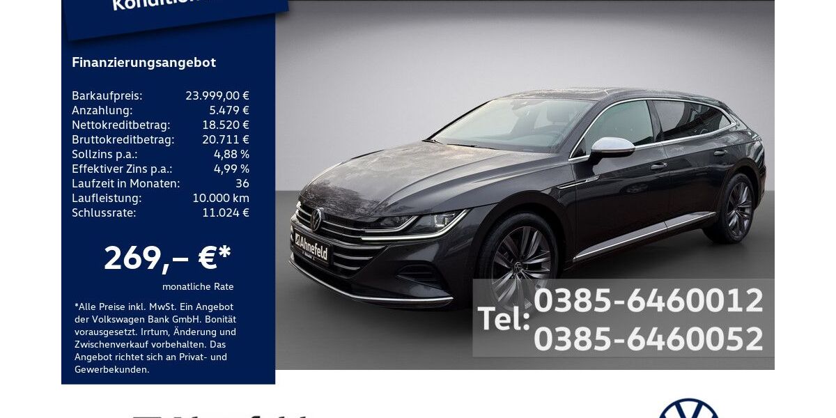 VW Arteon 125.500 km 23.999 &euro; Schwerin 19061