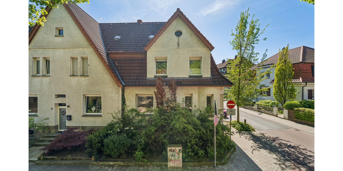 Charmanter Altbau in attraktiver Wohnlage – Sanierungsbedürftiges Reihenendhaus mit 2 Wohneinheiten - Zweifamilienhaus Rheine Rheine | Angebot:27271490