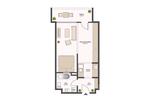 Etagenwohnung Traunreut Irsing - 1 Zimmer, 43 m&sup2;, 800&euro; | Angebot:26237927