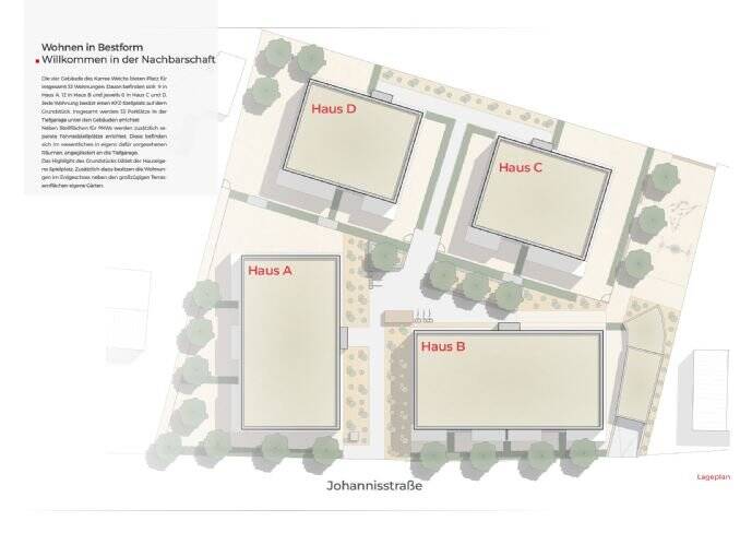 Etagenwohnung Regensburg Weichs - 3 Zimmer, 80 m&sup2;, 601.000&euro; | Angebot:25707285