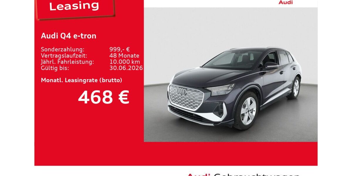 Audi Q4 e-tron 8.890 km 47.260 &euro; Ulm 89073