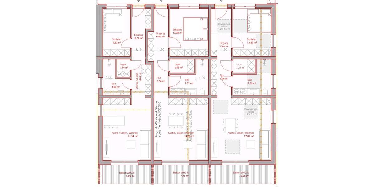Etagenwohnung Gelnhausen - 2 Zimmer, 62 m&sup2;, 1.000&euro; | Angebot:26357442