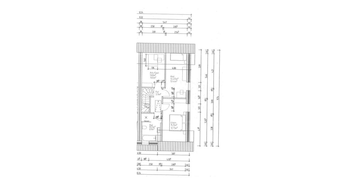 Doppelhaushälfte Wildeshausen - 5 Zimmer, 106 m&sup2;, 1.200&euro; | Angebot:26366783
