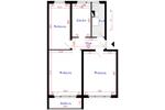 Etagenwohnung Saalfeld (Saale) - 3 Zimmer, 60 m&sup2;, 337&euro; | Angebot:26056389