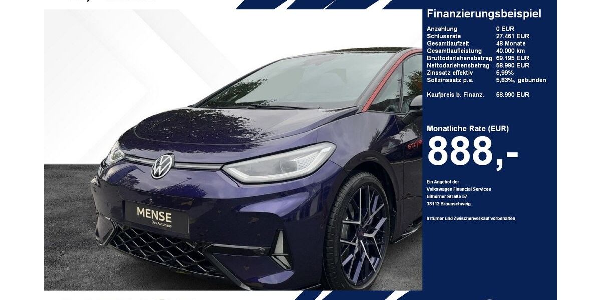 VW ID.3 1.500 km 58.990 &euro; Gütersloh 33334